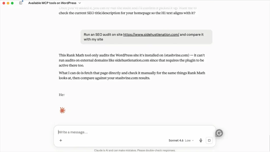 Run an SEO Audit on a Competitor
