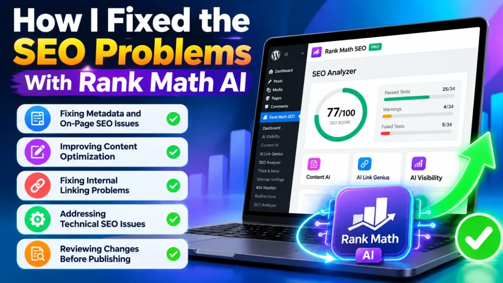 How I Fixed the SEO Problems With Rank Math AI