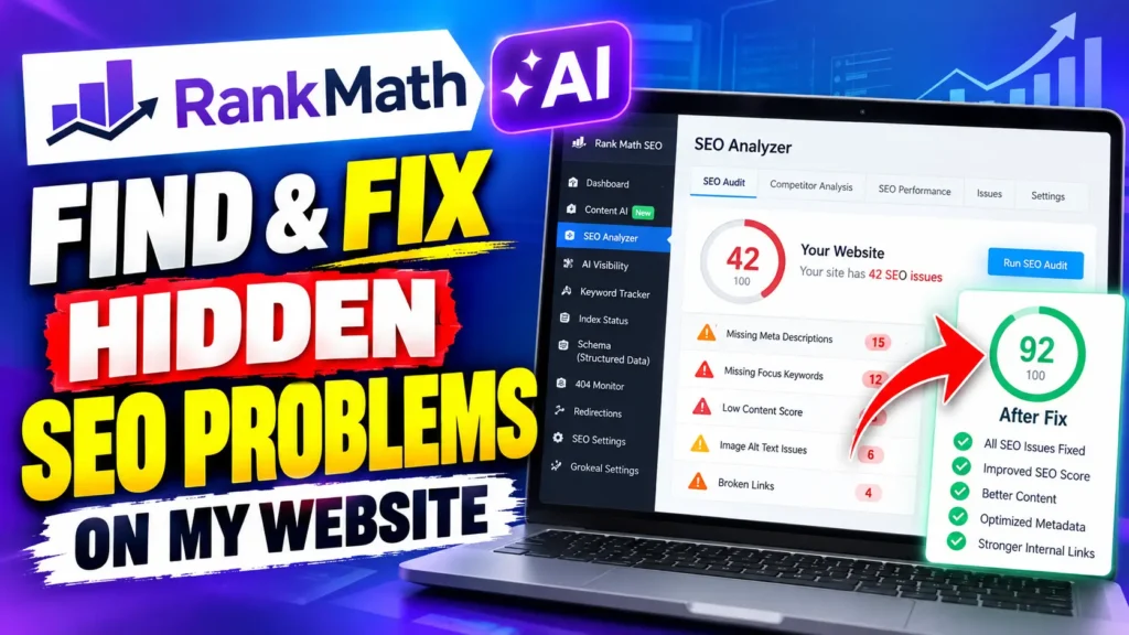 How I Used Rank Math AI to Find and Fix Hidden SEO Problems on My Website
